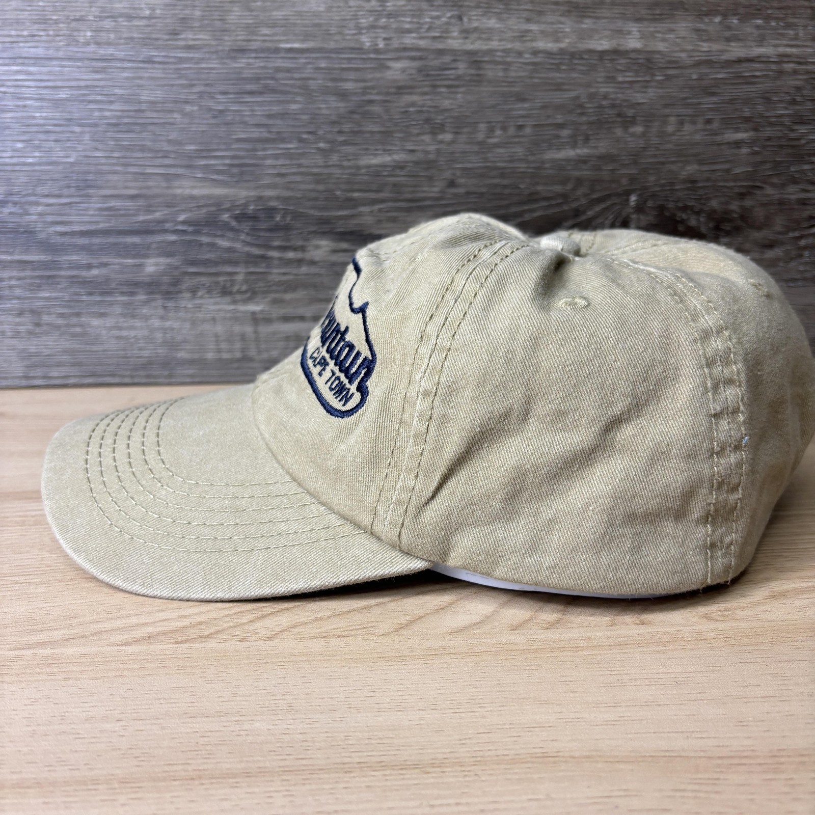 Table Mountain Cape Town Hat Cap Strap Back Khaki… - image 4