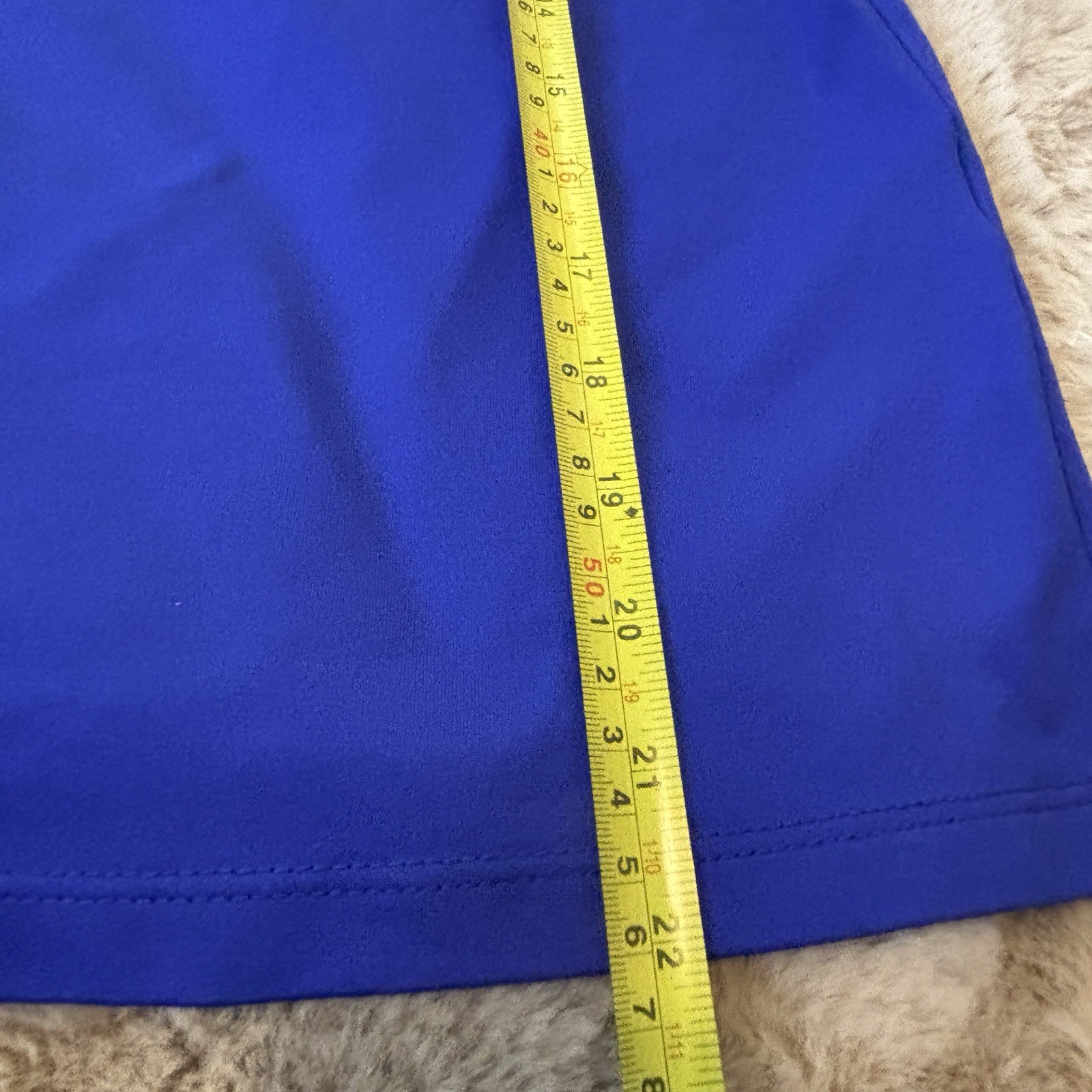 Chico’s Size 1 /  Medium Blue Basic Tank Top Micr… - image 5