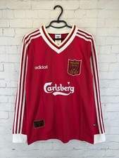 LIVERPOOL ENGLAND 1995 1996 VINTAGE RETRO FOOTBALL SHIRT JERSEY HOME SIZE S
