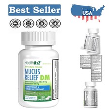 Mucus Relief DM 120 Tablets  Non-Drowsy Cough Relief with Immediate Action