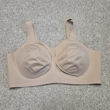 Evelyn Bobbie Women Bra XL Beige The Beyond T Shirt Wireless Strap