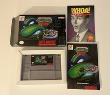 SNES Ninja Turtles Tournament Fighters Super Nintendo Video Game MINTY