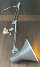 Vtg Luxo Clamp Desk Lamp Drafting Articulating Architect Portable Brown