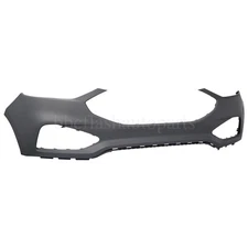 Front Bumper Cover Without Park Assist Holes Primed Fit For 2019-2024 Ford Edge