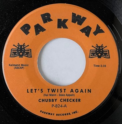 Chubby Checker - Let's Twist Again / Everything's Gonna' Be All Right, 7'', (Viny
