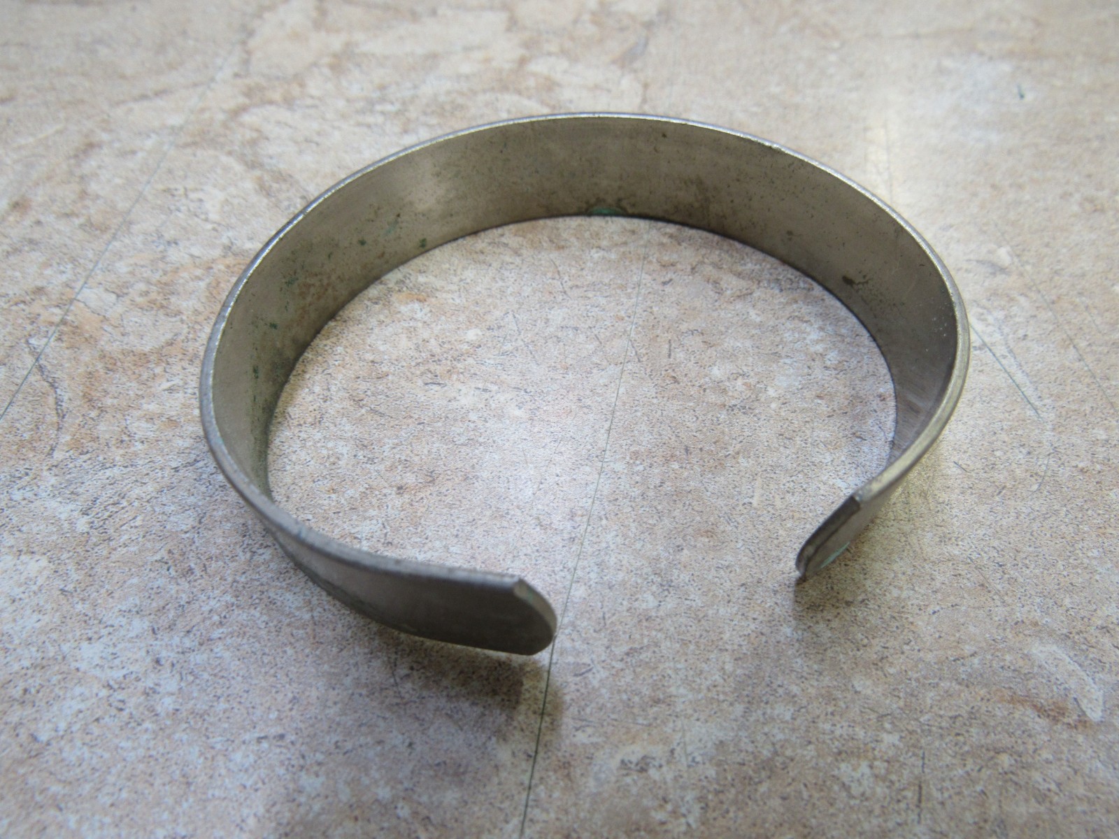 Original Vintage 1970's POW Bracelet Nickel Silver LCDR PAUL E GALANTI USN 1966