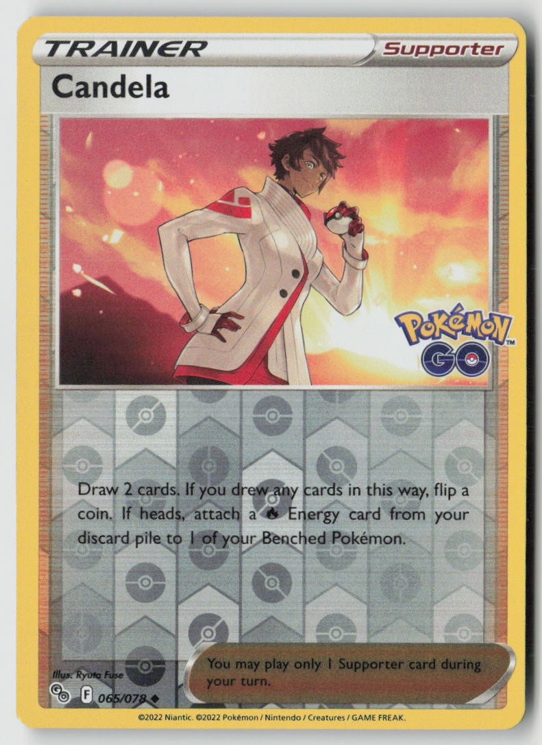 Pokemon GO Candela Reverse Holo 065/078 LP