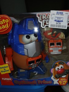 Playskool Mr. Potato Head Transformers Optimash Prime Figure Plastic Ages 2+