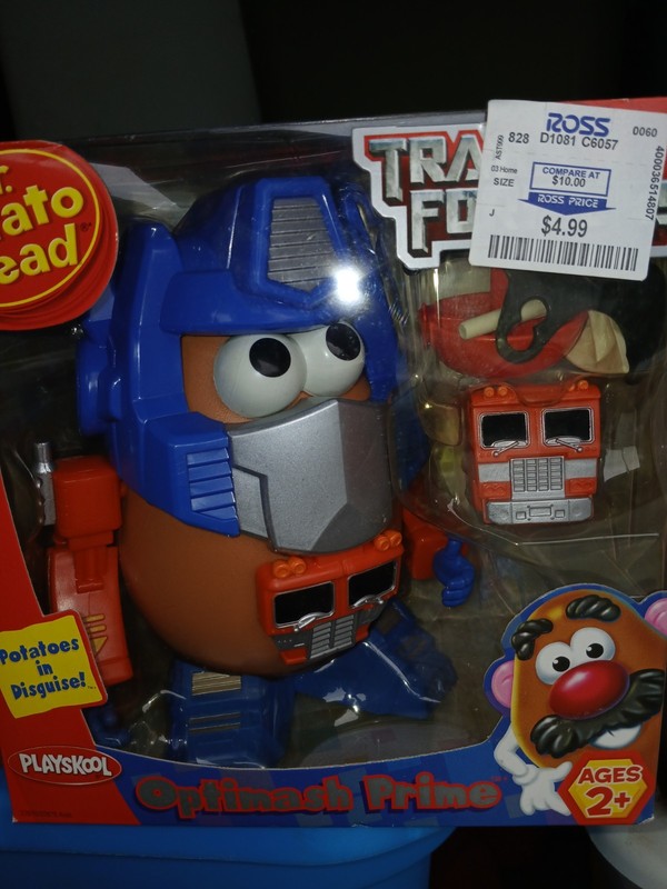 Playskool Mr. Potato Head Transformers Optimash Prime Figure Plastic Ages 2+