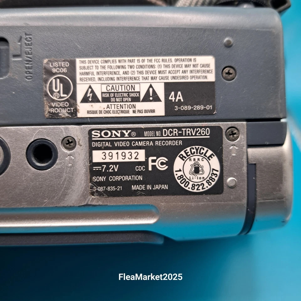 Sony DCR-TRV260 Handycam Digital 8 Tested/ NO Eject / USA Seller✅️ - Image 2 of 4