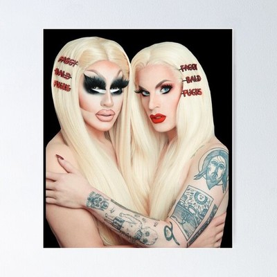 NEW! Best Design Trixie and Katya Book UNHhhh Poster