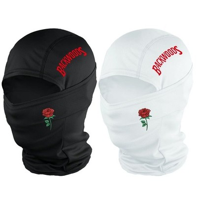2PCS Stylish Backwoods Rose Balaclava Face Mask   Breathable Cycling Ski Hood