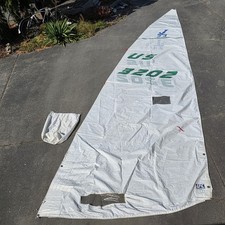 UK Sailmakers J24 J 24 Main Sail Mainsail Sailboat W/ Viewing Spreader Windows