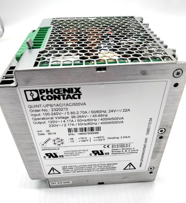 Phoenix Contact QUINT-UPS 1AC 1AC 500VA 2320270 100-240V