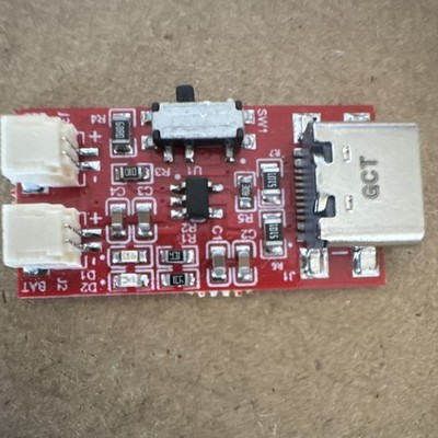 Custom USB-C 3.7V Li-Ion Battery Charger PCB | LN2054 Charger Board | Prototype