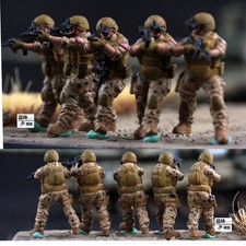 Homemade 1/72 U.S. Marine Corps 5-Person Group Finished Colored Model NEW