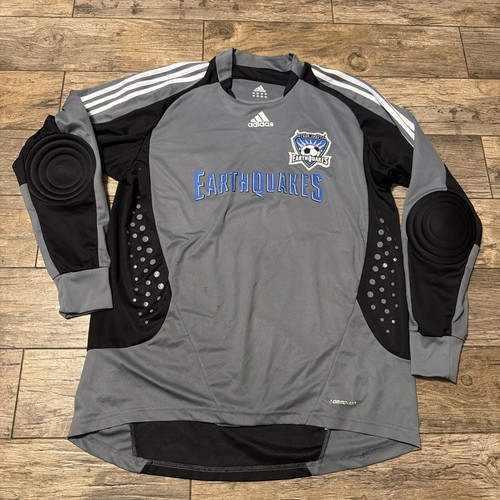 Vintage Adidas MLS San Jose Earthquakes Long Sleeve Jersey Size XL #31 Benton