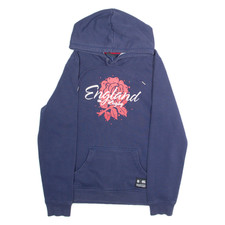 CANTERBURY Womens Blue Hoodie S