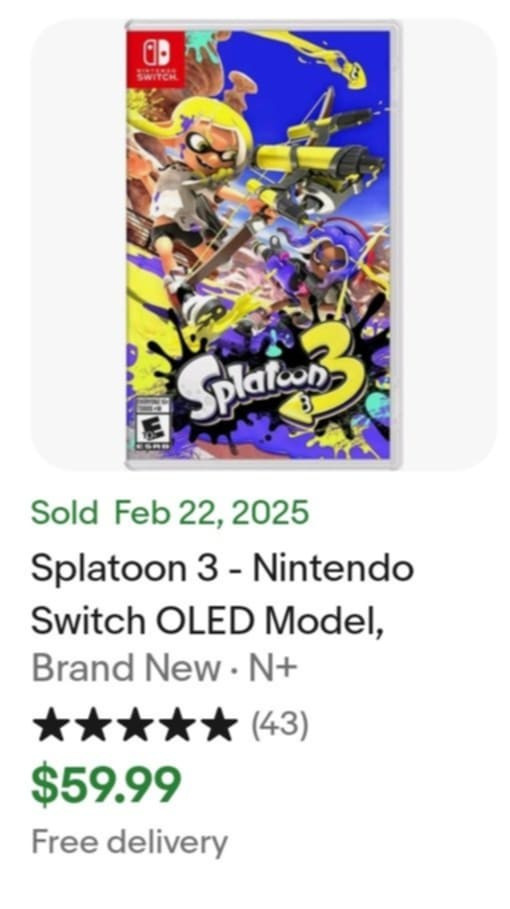 Splatoon 2 & Splatoon 3 - 2pk - Nintendo Games - Both New