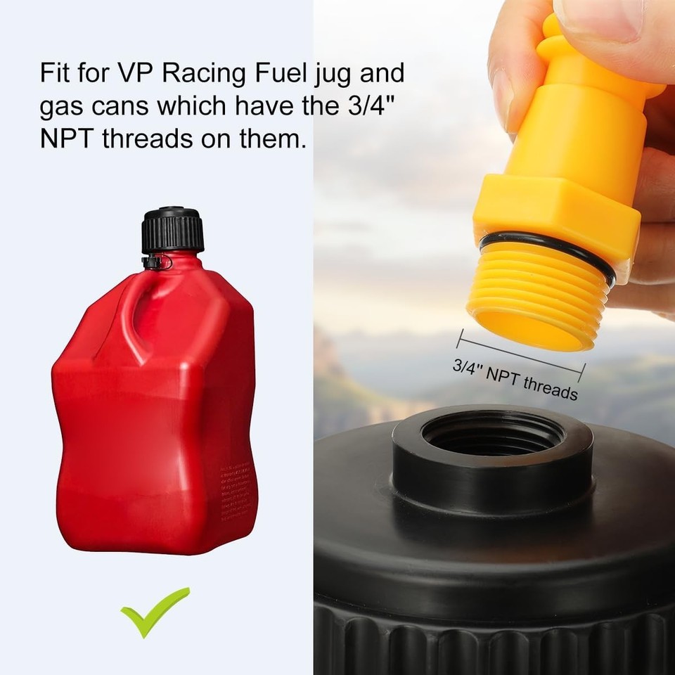 Magicfour Fuel Jug Hose For VP Racing With Spout Cap, 3 Pcs Leak - View #6