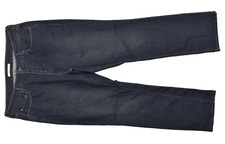 Levi's 505 Straight Leg Jeans Women's Size 16 Dark Wash Denim Stretch Cotton
