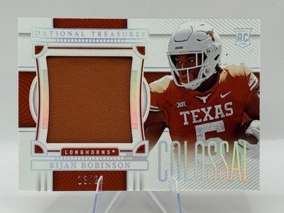 🔥 Bijan Robinson Rookie # /25 Colossal Materials 2023 National Treasures