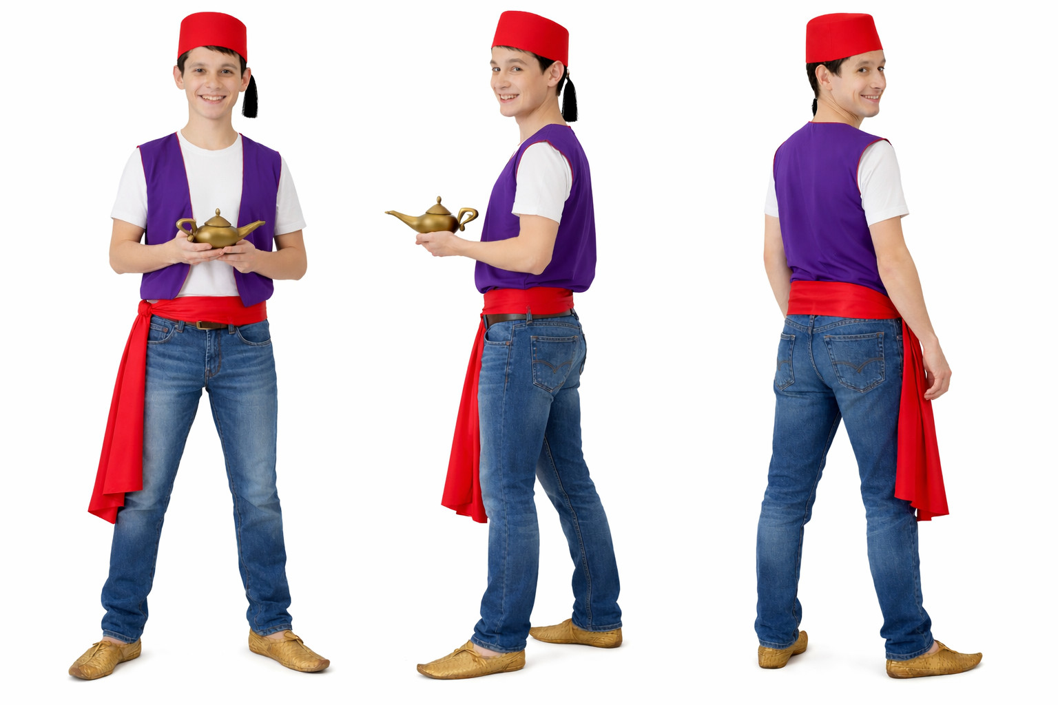 Disfraz de Rata Callejera Árabe Aladdin para Niños Día Mundial del Libro Película