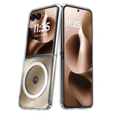 For Motorola Razr 60 Plus 2025 Clear Case Shockproof TPU Hybrid MagSafe Cover