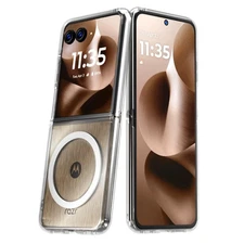 For Motorola Razr 60 Plus 2025 Clear Case Shockproof TPU Hybrid MagSafe Cover