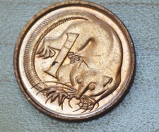 1988 Australia 1 Cent Feather-tailed Glider Unc.