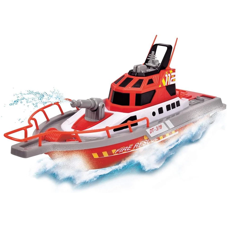 Dickie RC Fire Boat, RTR Feuerwehrboot Wasserspritzfunktion Fernbedienung rot - Bild 3 von 4