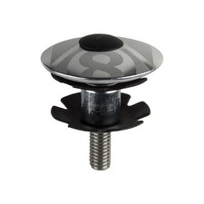 Origin-8 Threadless Headset Top Cap Bolt 1-1/8 Ano Silver Fork Star Nut