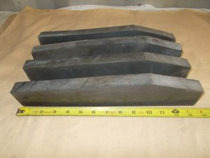 (5) Used Oilfield Shaker Screen Wedges 13-1/2" x 1" ea.