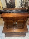 Vintage Jewelry Armoire Jewelry Box with Glass Doors 6 Drawers — photo 2