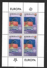 2006 Anniversaire 50 ans  Europa bloc dentelé Kiribati  neuf **