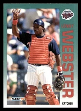 1992 Fleer Lenny Webster #220 Minnesota Twins