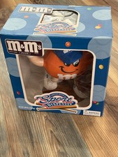 M&M's Orange Baseball Pitcher Candy Dispensr Limited Edition Collectible Open Bx