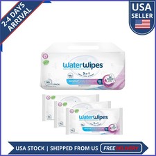 WaterWipes Sensitive XL Textured Cleansing Wipes 99.9 Purified Water 90 Count