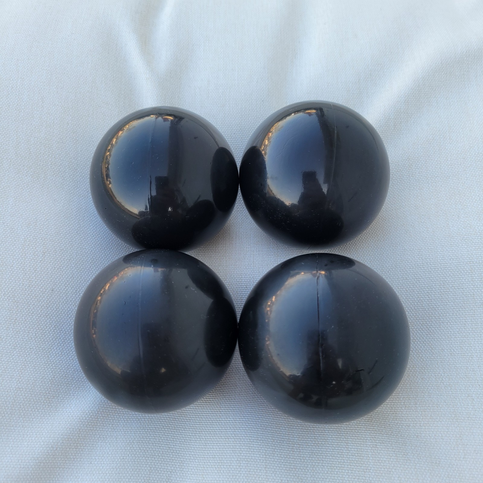 (4) Massage Therapy Balls For Yoga Deep Tissue Massage Trigger Point 2.5" Dia.
