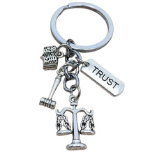 Keychain Law and Legal - Gift for Law Students, Teachers and Judges