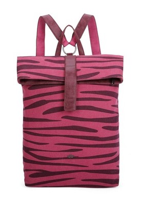 Fritzi aus Preußen Canvas Izzy03 Backpack Rucksack Zebra Pink pink violett