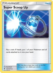 Super Scoop Up 124/147 Burning Shadows Reverse Holo