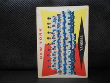 1960 Topps Set-Break #332 New York Yankees Team VG-VGEX Crease Low Grade Mantle