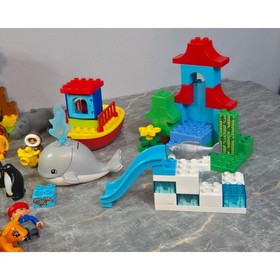 Lego Duplo 10805 Around the World Complete Set Animals Airplane Boat Figures
