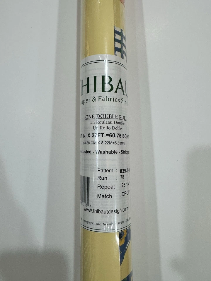 3 Thibaut 839-T-4842 Clothesline Roll NEW - Image 2 of 4