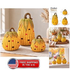 Fall Decorations for Home 3Pcs Pumpkins for Decorating