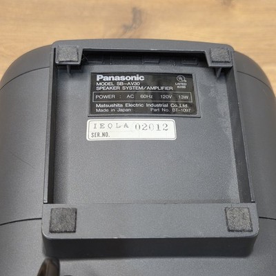 Panasonic Speaker System Amplifier SB-AV30 | eBay