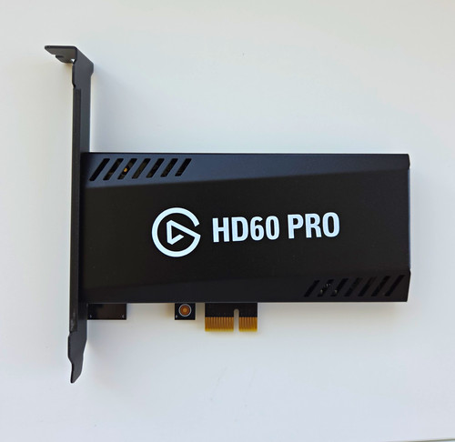 Elgato HD60 Pro PCIe x1 Video Capture Plug-In Card, HDMI In/Out, 2 Ports