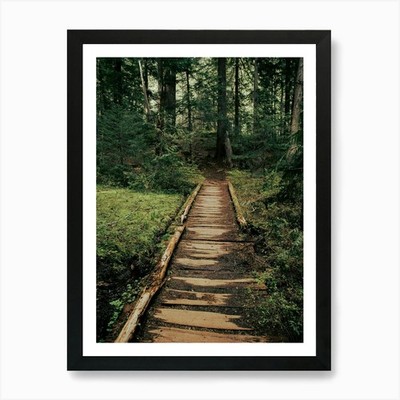 Follow Me II Kunstdruck gerahmt Wandbild Poster Leinwanddruck Bild