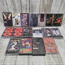 Lot Of 17 Rock/ Metal Cassette Tapes: ZZ Top, Ozzy, Reo Speedwagon, Guns N Roses